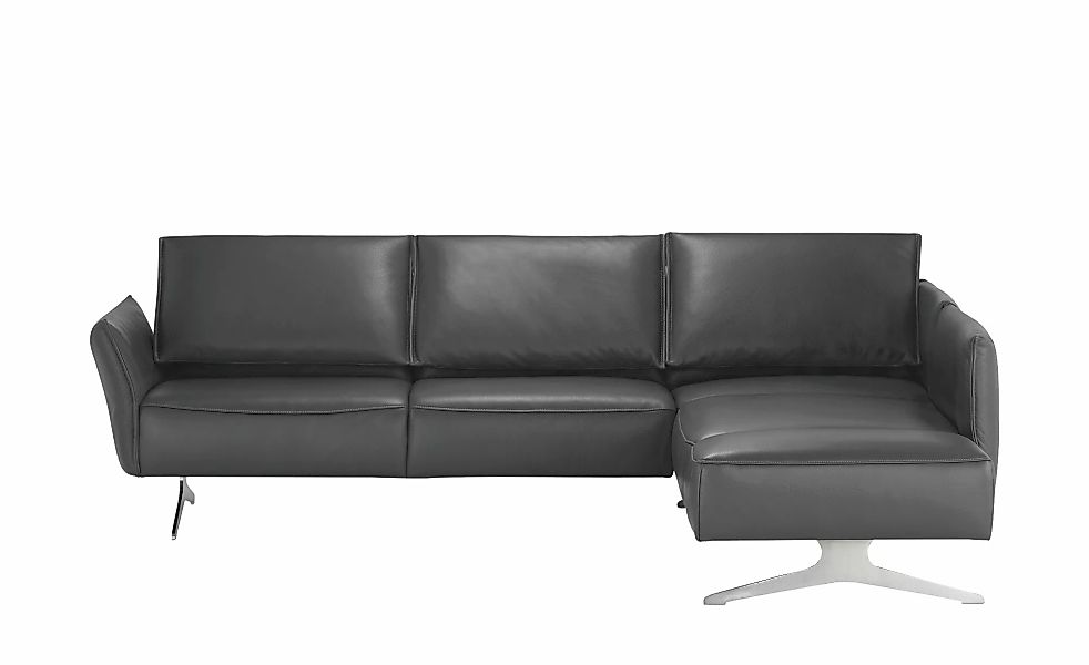 KOINOR Ecksofa Leder  Vineto ¦ grau ¦ Maße (cm): B: 272 H: 83 T: 207.0 Pols günstig online kaufen