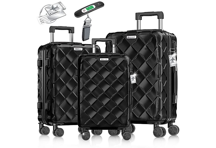 KESSER Kofferset, Reisekoffer 3-teilig Hartschalenkoffer mit Handgepäck, Sc günstig online kaufen