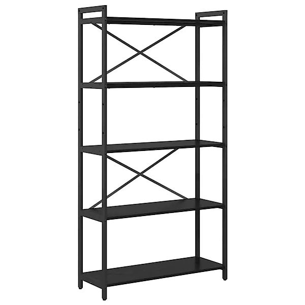 vidaXL Bücherregal Schwarz Eichen-Optik 80 x 30 x 155 cm Holzwerkstoff 8684 günstig online kaufen