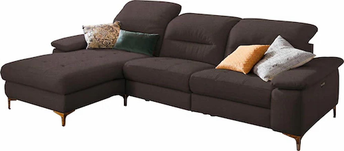 Home affaire Ecksofa »Basel L-Form« mit vollmotorischer Relaxfunktion und m günstig online kaufen