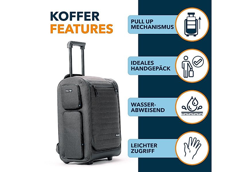 Pull Up Case GmbH Handgepäckkoffer Handgepäckkoffer Pull Up Backpack günstig online kaufen