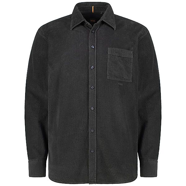 BOSS Cordhemd Farbe schwarz Größe: 6XL günstig online kaufen