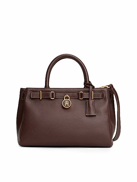 Tommy Hilfiger Henkeltasche "AMERICAN ICON MINI TOTE LEATHER", Damen Traget günstig online kaufen