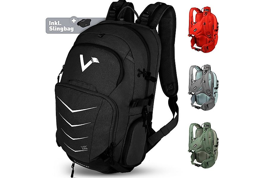 Valkental Wanderrucksack Fahrradrucksack & Outdoor Rucksack (2-tlg), wasser günstig online kaufen