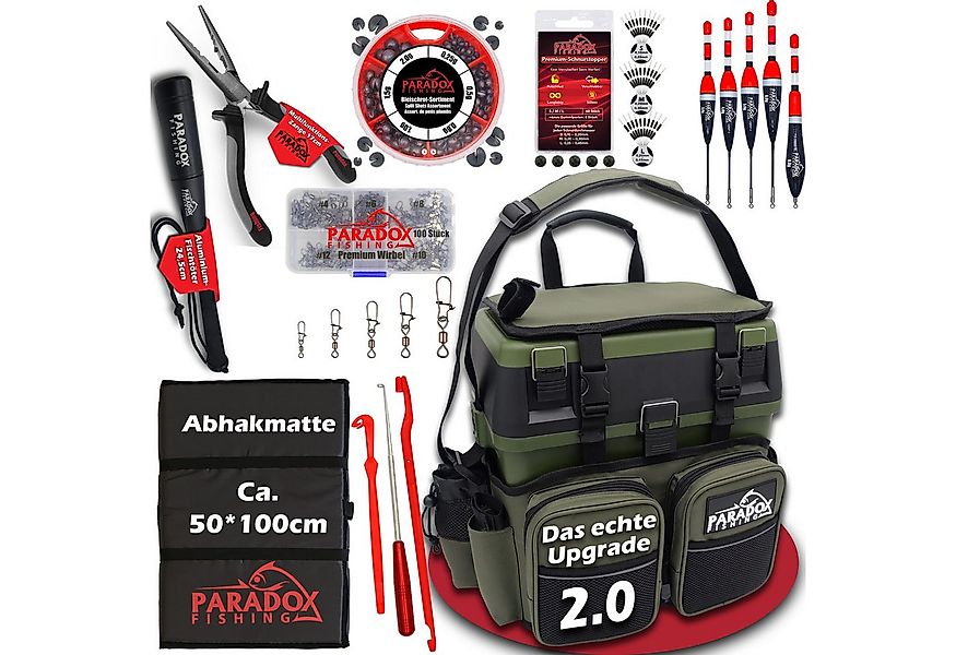 Paradox Fishing Angelrucksack Multifunktions-Sitzkiepe mit 4 Boxen im Decke günstig online kaufen