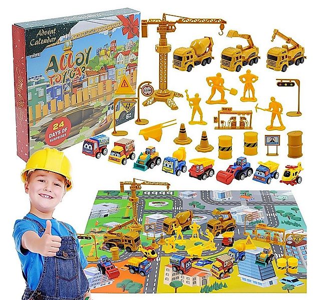 XDeer Spielzeug-Adventskalender Weihnachtskalender für Jungs,Autos Spiele a günstig online kaufen