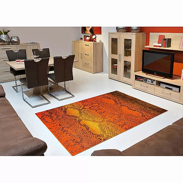 home24 Arte Espina Kurzflorteppich Flash Oloy Orange Rechteckig 120x170 cm günstig online kaufen