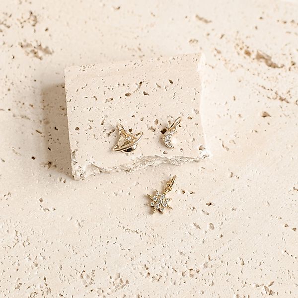 Dear Me Goldkette Anhänger mit Zirkonia, günstig online kaufen