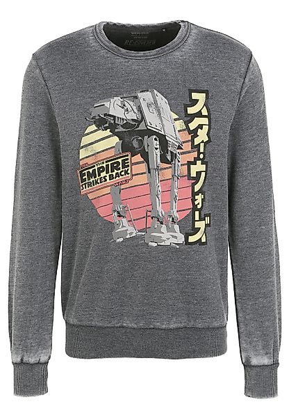 Recovered Sweatshirt "Star Wars Empire Strikes Back Retro AT-AT", im zeitlo günstig online kaufen