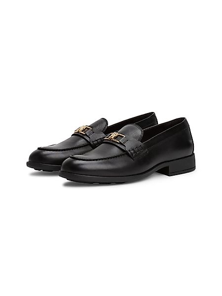 Tommy Hilfiger TH LOGO LEATHER LOAFER günstig online kaufen