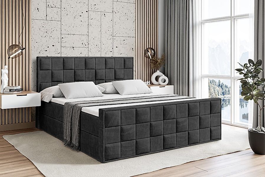 ALTDECOR Boxbett ZAFIRA (Multipocket-Matratze H4. H3 Matratze Bonellfederun günstig online kaufen