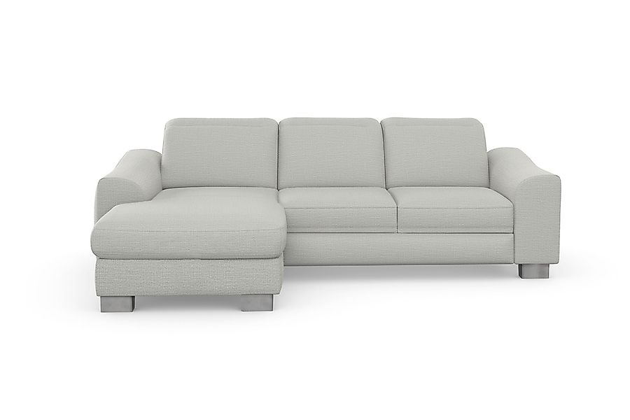 sit&more Ecksofa »Dundee L-Form«, mit Federkern und Edelstahlfüßen, wahlwei günstig online kaufen