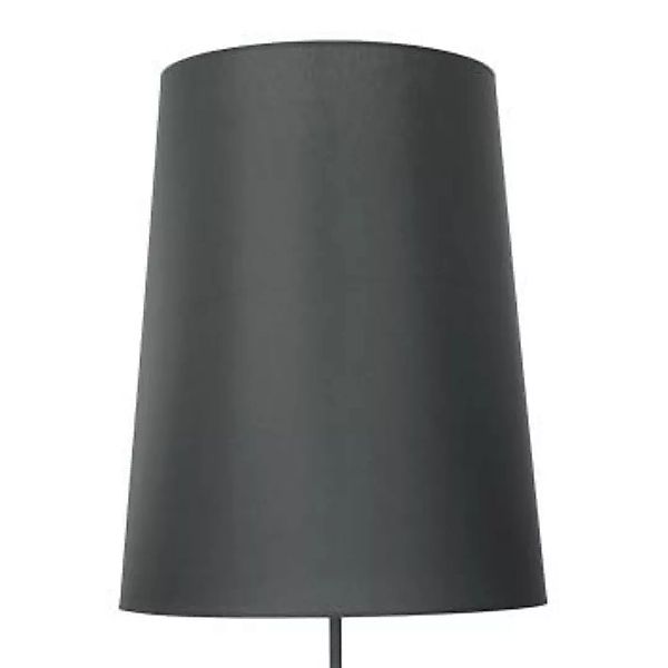 Lampenschirm Grau Stoff für E27 Stehlampen Ø50cm konisch günstig online kaufen