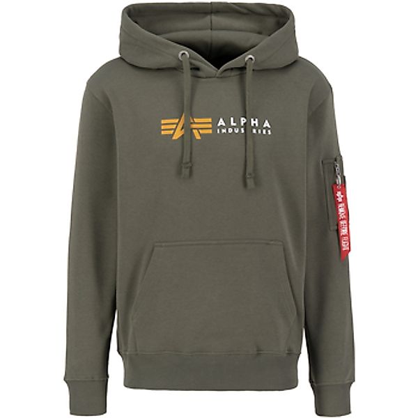 Alpha Industries  Sweatshirt Alpha Label Hoodie - dark olive günstig online kaufen