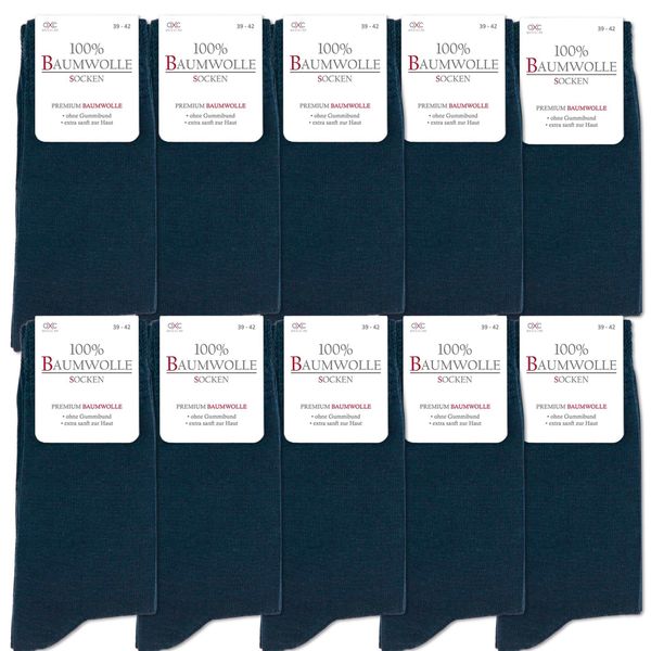 OCCULTO Businesssocken Herren 100% Baumwollsocken 6er günstig online kaufen