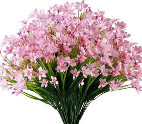 Kunstblumenstrauß 3 Bündel Blumen Geranie Blumen, günstig online kaufen