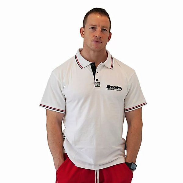 BRACHIAL THE LIFESTYLE COMPANY Poloshirt Brachial Polo-Shirt "Sunrise" weiß günstig online kaufen