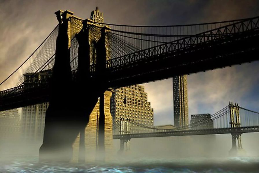 Papermoon Fototapete »New York Brücke« günstig online kaufen