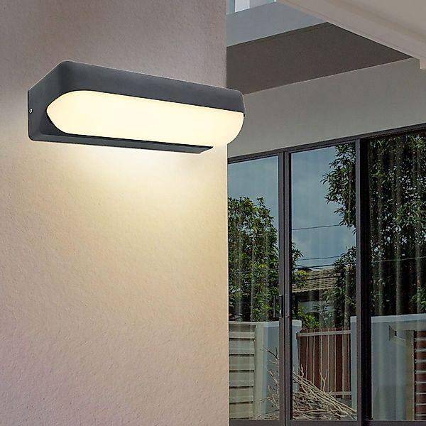 GLOBO LIGHTING Außen-Wandleuchte, LED-Leuchtmittel fest verbaut, günstig online kaufen