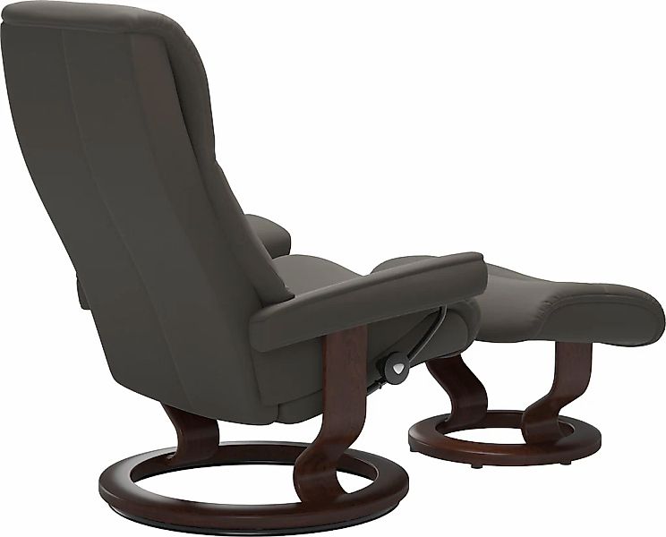 Stressless "View" Set, Relaxsessel mit Hocker, mit Classic Base, Größe M,Ge günstig online kaufen