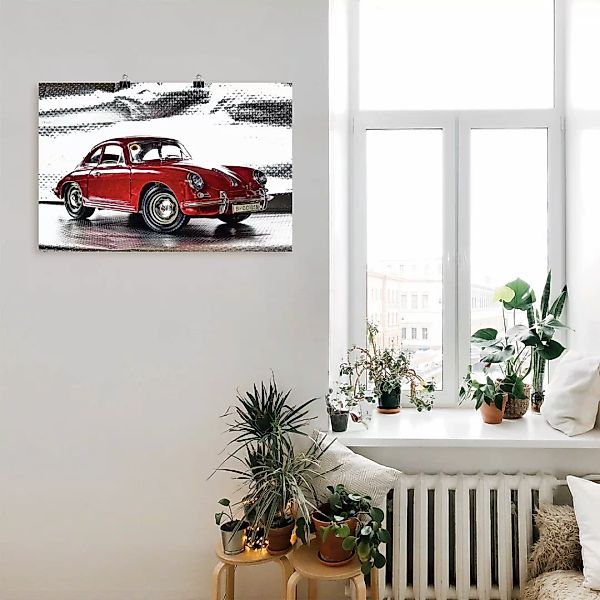 Artland Wandbild "Klassiker - Der Porsche 356", Auto, (1 St.), als Alubild, günstig online kaufen