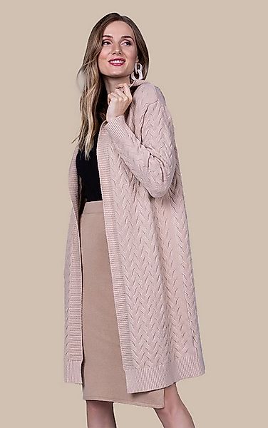 Passioni Cardigan mit geometrischem Strickmuster günstig online kaufen