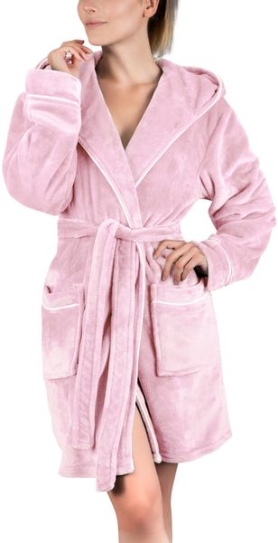 Gräfenstayn Damenbademantel - Kuschelfleece Bademantel Damen günstig online kaufen