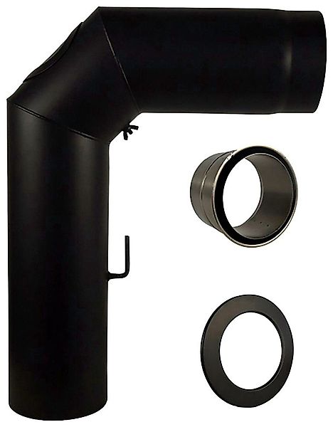Color Emajl Ofenrohr Heathus Rauchrohr-Set SW, günstig online kaufen