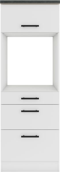 OPTIFIT Backofenumbauschrank "Palma" Breite 60 cm, 3 Schubkästen, 1 Klappe günstig online kaufen