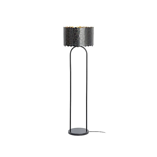 Lindby Stehlampe Aralena 10025864 Modern in Schwarz aus Metall 1-flammig E2 günstig online kaufen
