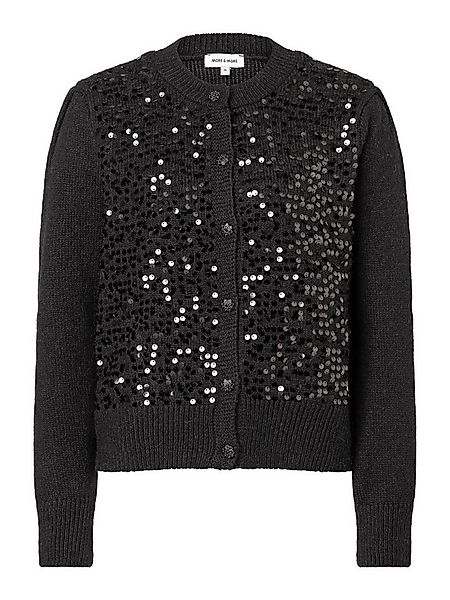 MORE&MORE Strickjacke glitzernde Glam-Strickjacke, Paillletten günstig online kaufen