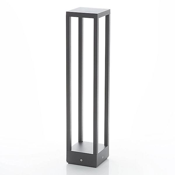 Lucande LED Außenleuchte Carlota 9616150 Modern in Schwarz aus Aluminium 1- günstig online kaufen