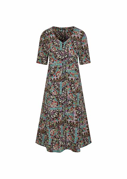 GOLDNER Sommerkleid "Farbenfrohes Kleid aus reiner Viskose" günstig online kaufen