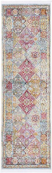 carpetfine Teppich »Harleen«, rund, 8 mm Höhe, Vintage Look, Wohnzimmer günstig online kaufen