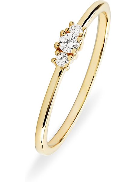 CHRIST Diamantring CHRIST Damen-Damenring 375er Gelbgold günstig online kaufen