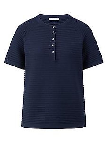 Rundhals-Pullover Peter Hahn blau günstig online kaufen