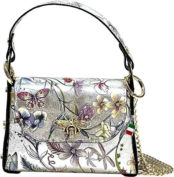 FLORENCE Umhängetasche Florence Tasche silber farbig Leder (Umhängetasche), günstig online kaufen