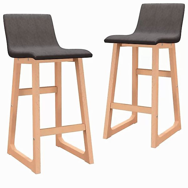 Barhocker 2 Stk. Taupe Stoff günstig online kaufen