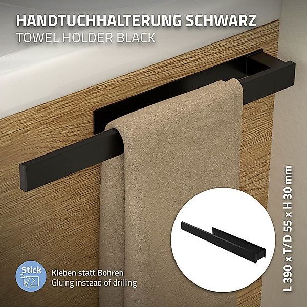 ML-DESIGN Handtuchhalter Handtuchstange für Gästehandtuch Halter günstig online kaufen