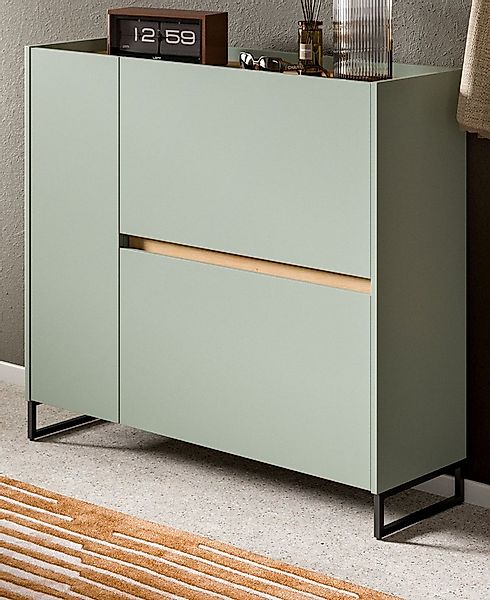Inn.Furn Schuhkipper Borga (Flur Kommode in Salbei mit Eiche Artisan, 110 x günstig online kaufen