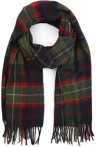 Barbour Schal Patchwork Tartan Rot - günstig online kaufen