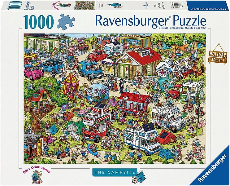 Ravensburger Puzzle Ray Nicholson, The Campsite, 1000 Puzzleteile, Made in günstig online kaufen