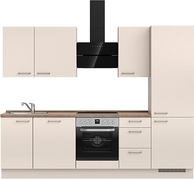 nobilia® Küchenzeile »"Laser II", Ausrichtung wählbar, Breite 270 cm« vormo günstig online kaufen