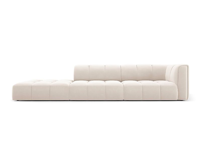 Milo Casa | Ecksofa Francesca Samt links 4-Sitzer günstig online kaufen