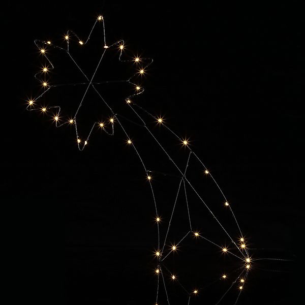 Casaria Weihnachtsfigur, LED Weihnachtsstern Beleuchtet Innen & Außen Batte günstig online kaufen