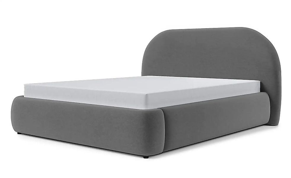 Polsterbett mit Bettkasten   ¦ grau ¦ Maße (cm): B: 218 H: 116 Betten > Pol günstig online kaufen
