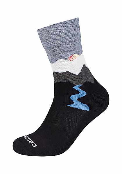 Camano Socken "function" verstärkt an Ferse und Spitze, Merino-Wollanteil, günstig online kaufen