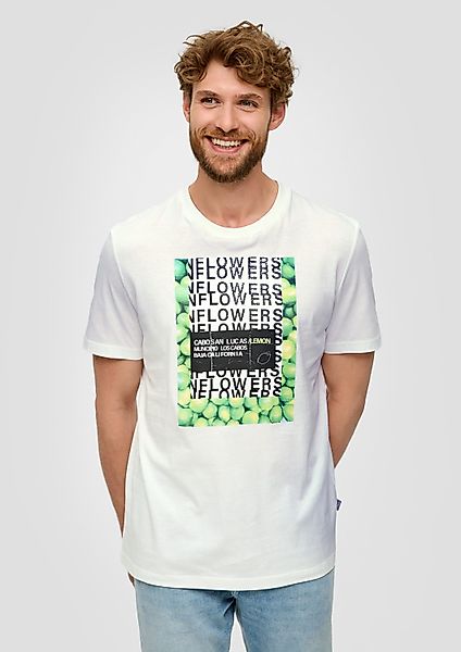 s.Oliver Kurzarmshirt T-Shirt Baumwoll-T-Shirt mit Crew günstig online kaufen