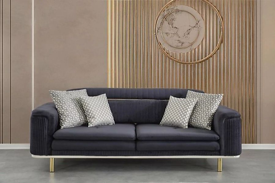 JVmoebel Sofa Sofa Couch Dreisitzer Wohnzimmer Stoff Sofas Couchen, Made in günstig online kaufen
