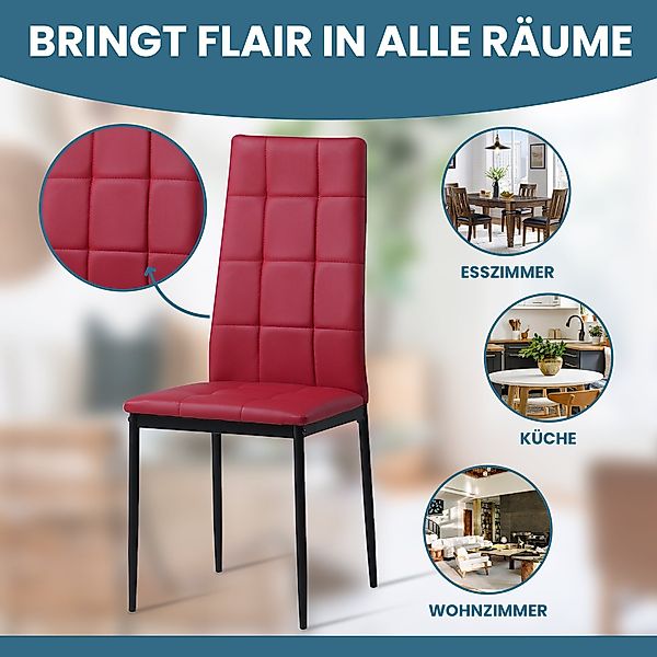 Albatros International Esszimmerstuhl Esszimmerstühle RIMINI 4er günstig online kaufen